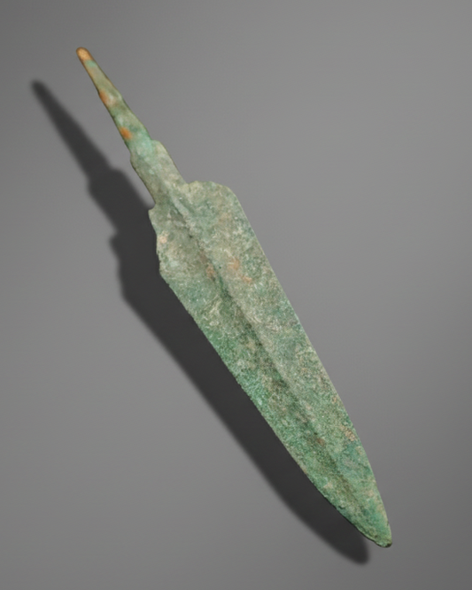 Early Iron Age Luristan Bronze Light Spear / Throwing Spear Head, c. 1200–700 BC, Iran