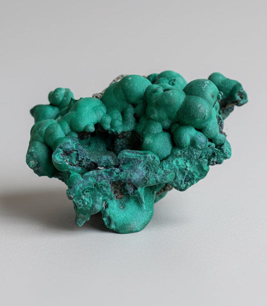 Botryoidal Malachite Specimen, natural form. Congo.