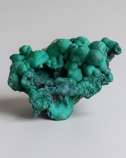 Botryoidal Malachite Specimen, natural form. Congo.