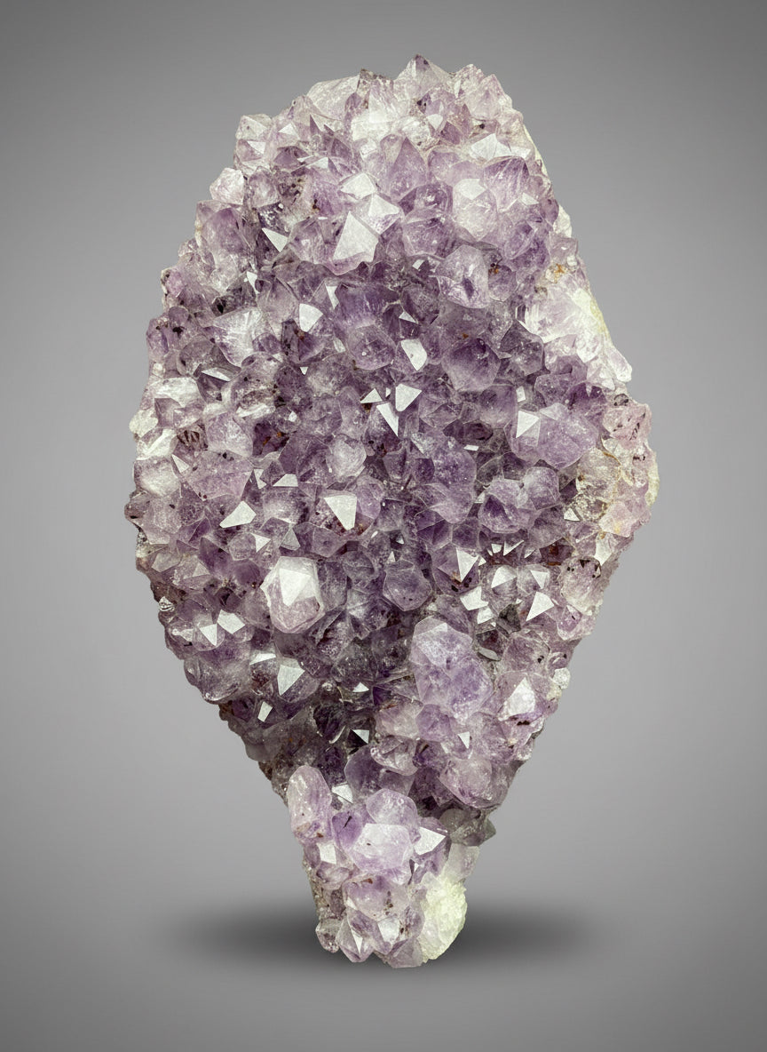 Amethyst slab cluster. Brazil.