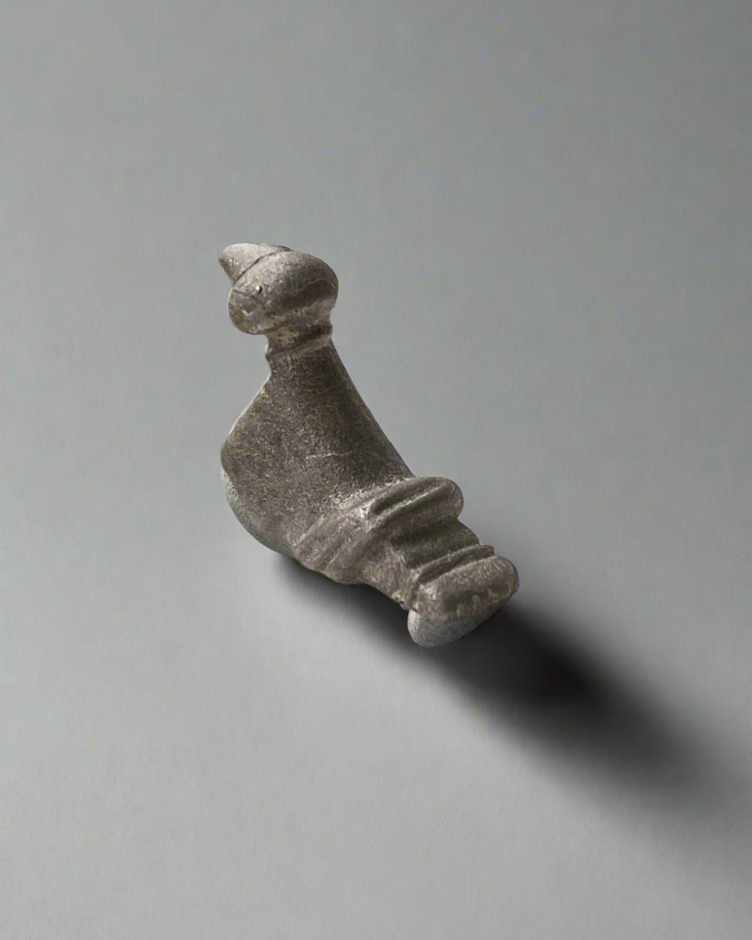 Ancient Romano-Celtic Silver Bird/Duck Amulet, c.100BC-100AD, Late Iron Age/Early Roman Britain