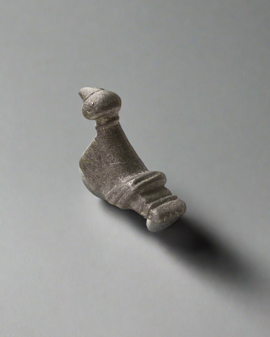 Ancient Romano-Celtic Silver Bird/Duck Amulet, c.100BC-100AD, Late Iron Age/Early Roman Britain