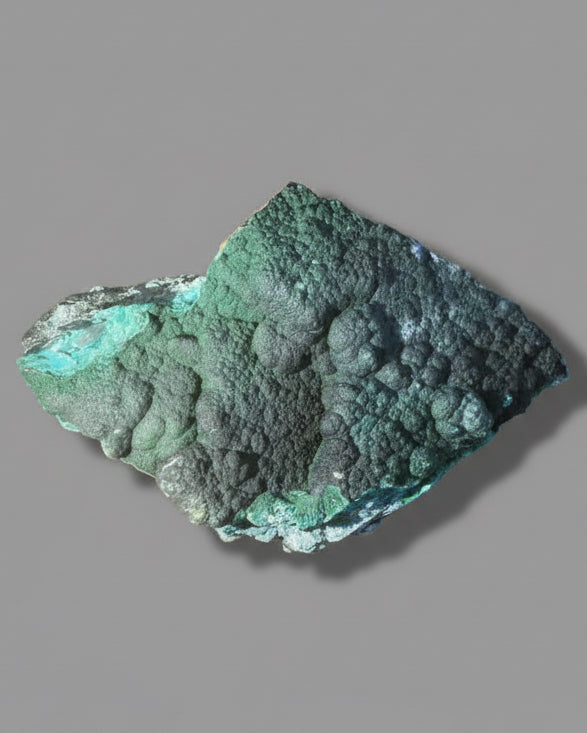 XL 10" Velvet Botryoidal Malachite on Chrysocolla Specimen, L'Etoile du Congo Mine, Lubumbashi, Katanga, DR Congo