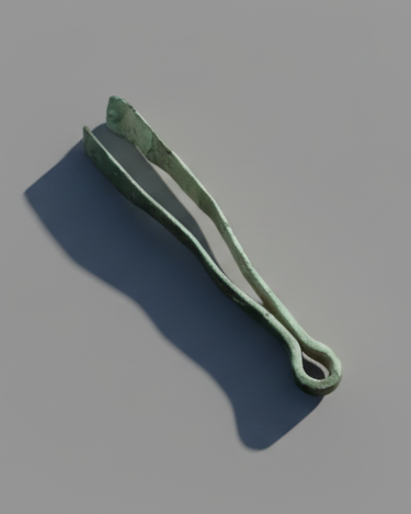 Ancient Roman Bronze Tweezers (Vulsella), c.50-300AD Roman Britain