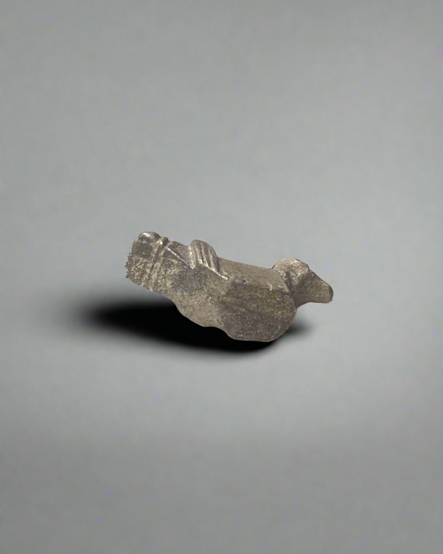 Ancient Romano-Celtic Silver Bird/Duck Amulet, c.100BC-100AD, Late Iron Age/Early Roman Britain