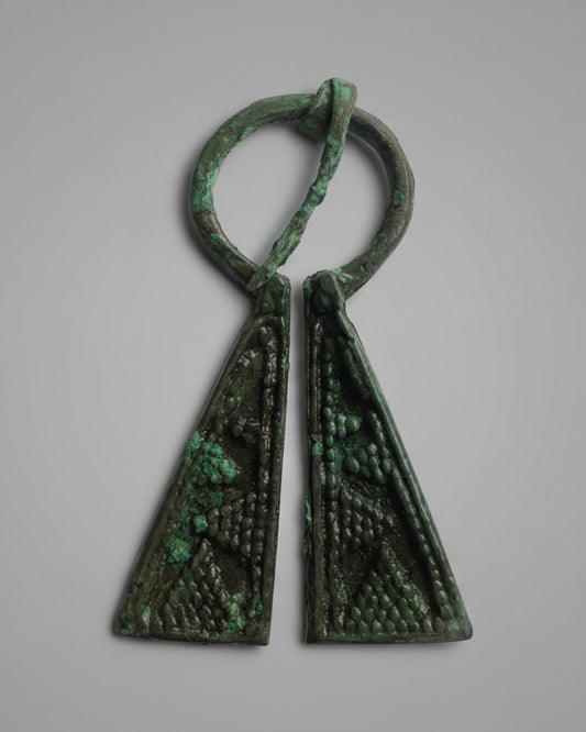 Viking Era Bronze Penannular  ‘Omega’ Brooch - c.900-1100AD, Medieval England (L)