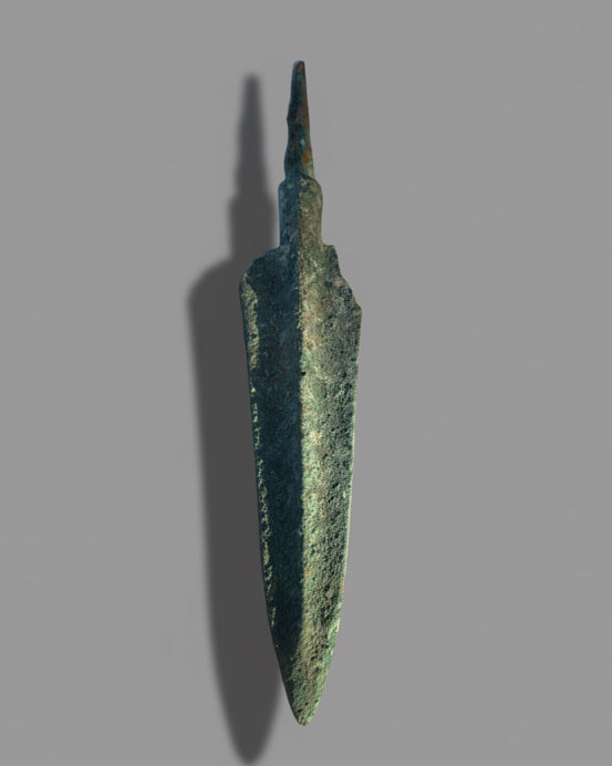 Early Iron Age Luristan Bronze Light Spear / Throwing Spear Head, c. 1200–700 BC, Iran