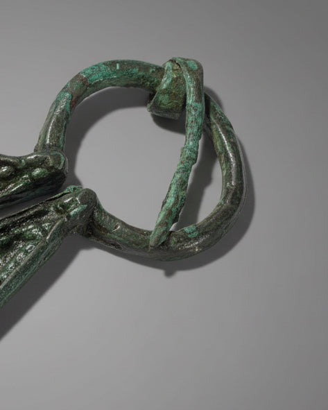 Viking Era Bronze Penannular  ‘Omega’ Brooch - c.900-1100AD, Medieval England (L)