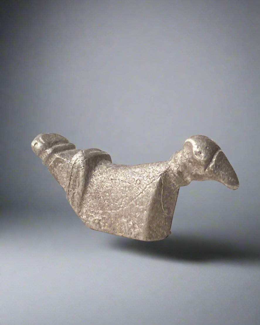 Ancient Romano-Celtic Silver Bird/Duck Amulet, c.100BC-100AD, Late Iron Age/Early Roman Britain