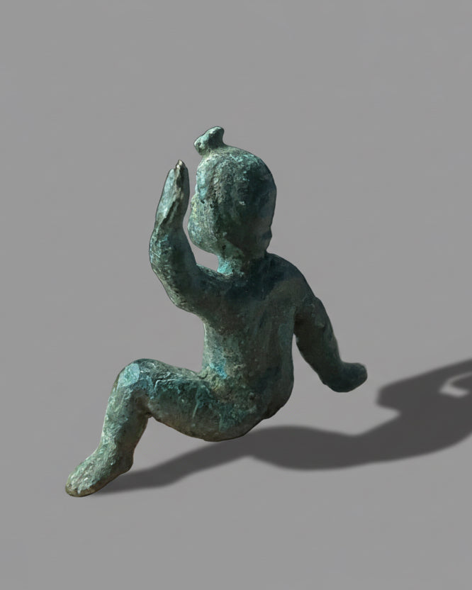 Ancient Roman Bronze Statuette of Eros (Cupid), 100-300AD, Western Roman Empire