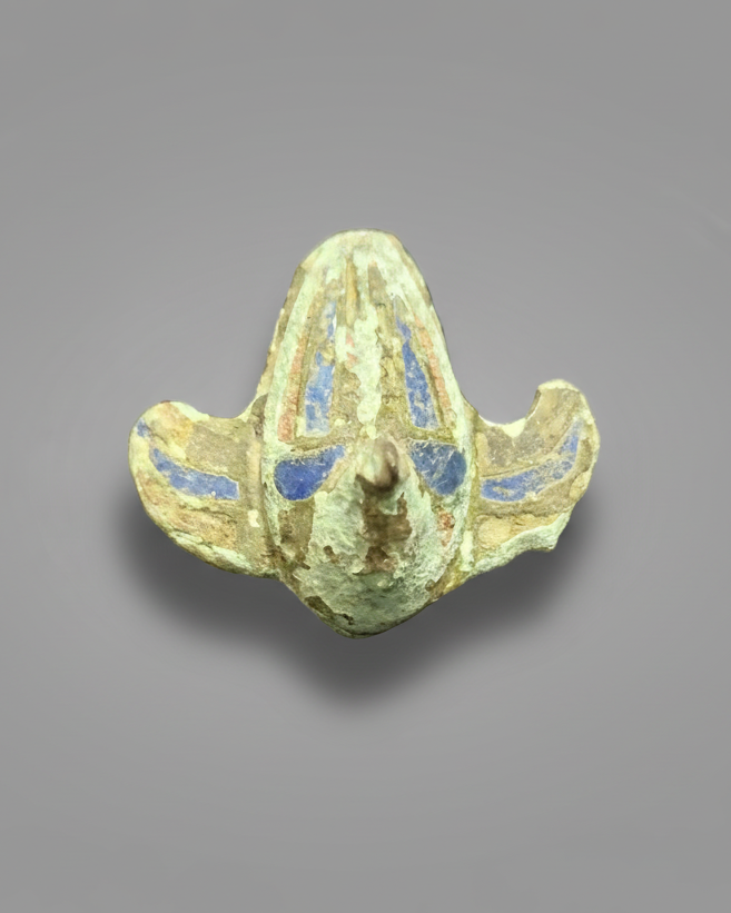 Rare Ancient Roman Zoomorphic Duck Brooch with Enamel Inlay, 100–200AD, England. PAS-Recorded, British Museum Database.