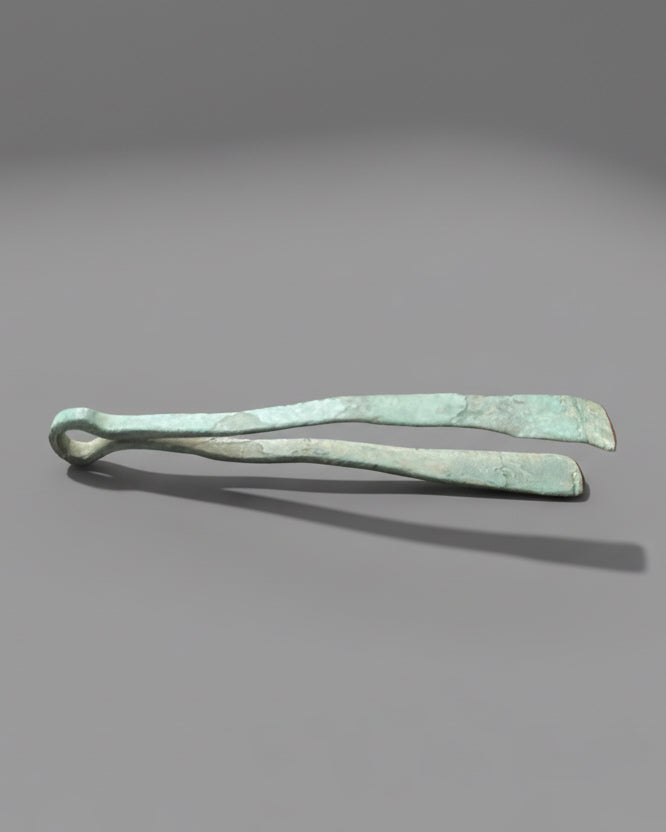 Ancient Roman Bronze Tweezers (Vulsella), c.50-300AD Roman Britain