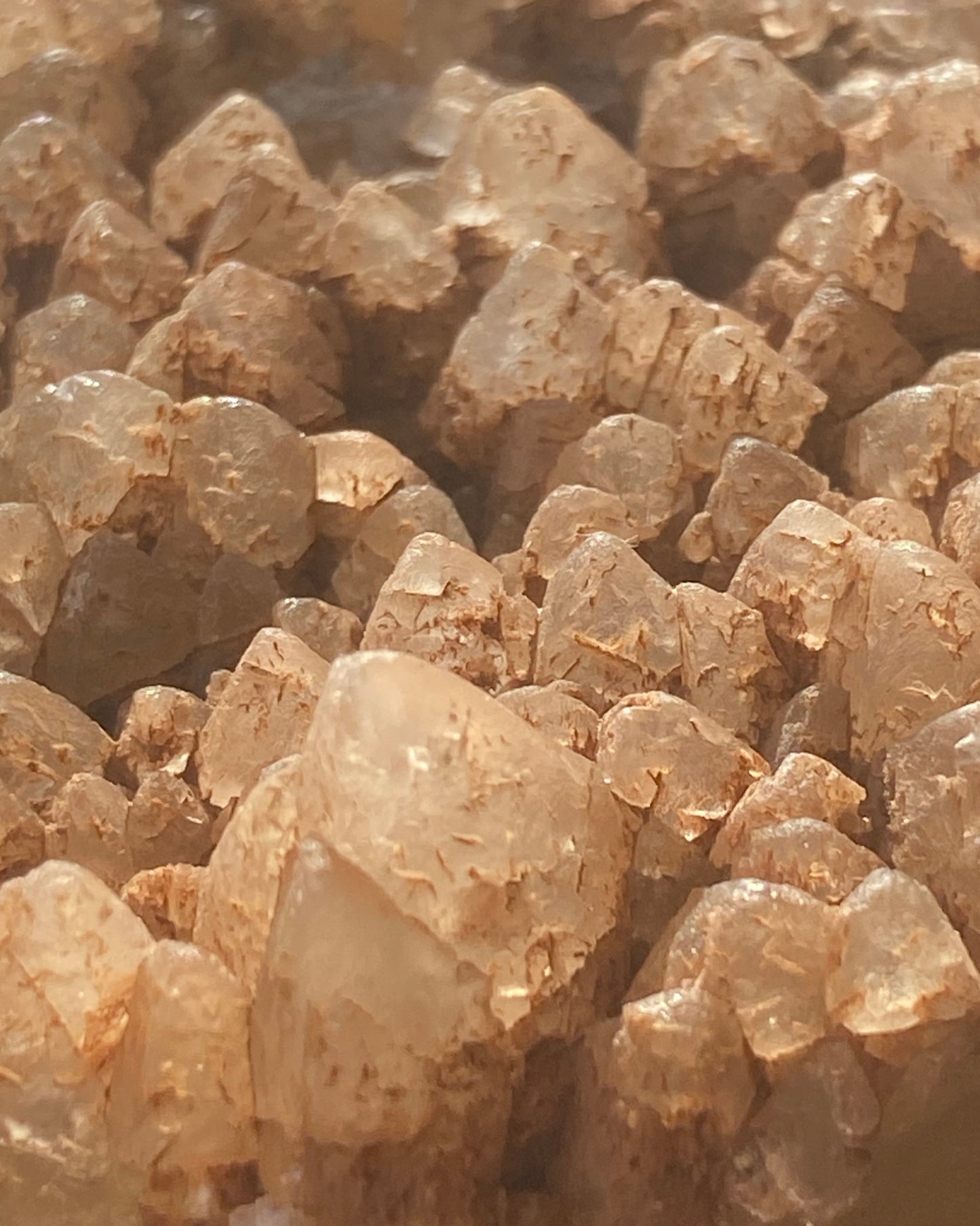 Dogtooth Calcite Cluster - Derbyshire, England