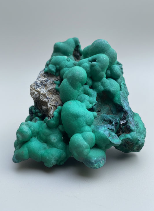 Botryoidal Malachite Specimen, natural form. Congo.
