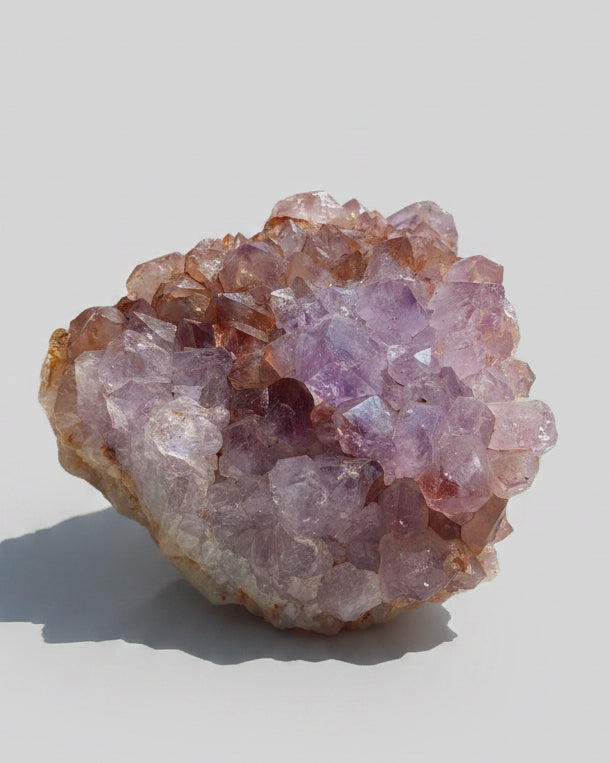Amethyst Cluster With Iron Oxide ‘Vein’ - Southern Brazil