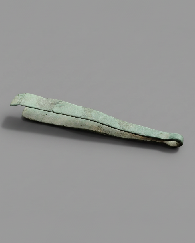Ancient Roman Bronze Tweezers (Vulsella), c.50-300AD Roman Britain