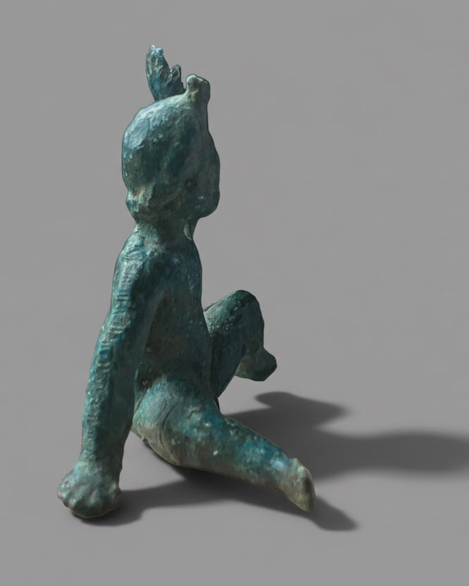 Ancient Roman Bronze Statuette of Eros (Cupid), 100-300AD, Western Roman Empire