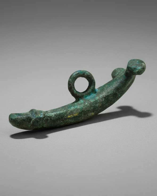 Ancient Roman Phallic Amulet (Fascinus). 100-300AD, Roman Britain