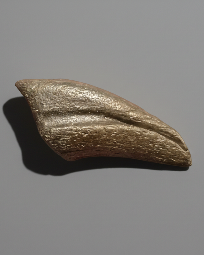 Dromaeosaur raptor claw 30mm. Side view- beautiful preservation 