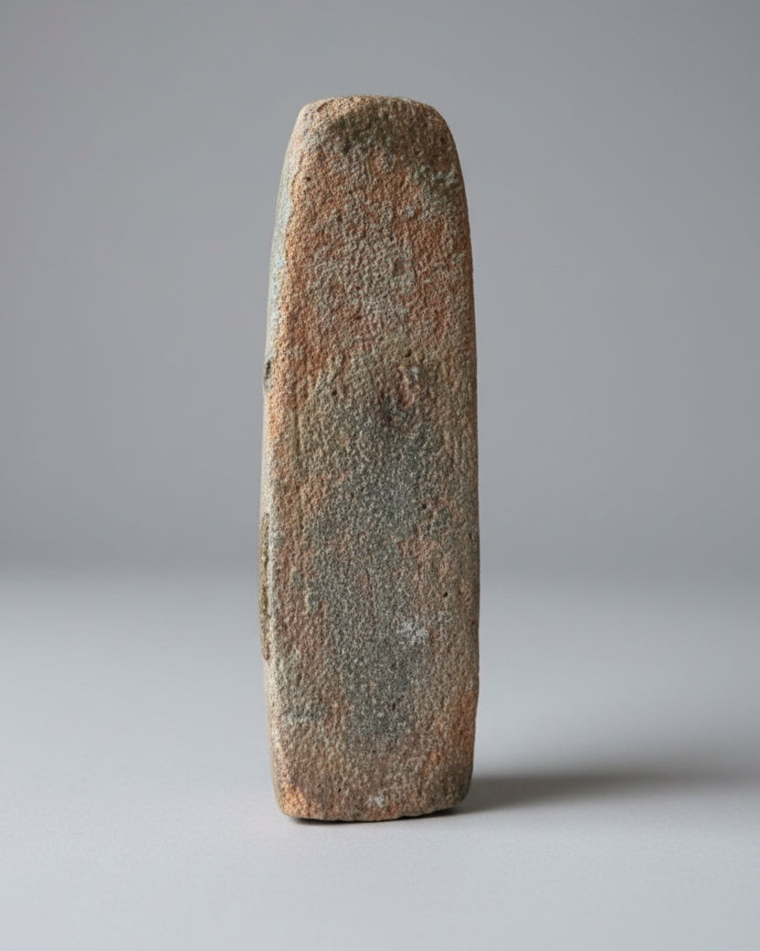 Ancient Egyptian Statuette of the Serpent Goddess Renenutet With Child (Nepri), Copper-Glazed Terracotta - Nile Valley, Egypt. Late Period-Ptolemaic Period, c.664- 30 BC
