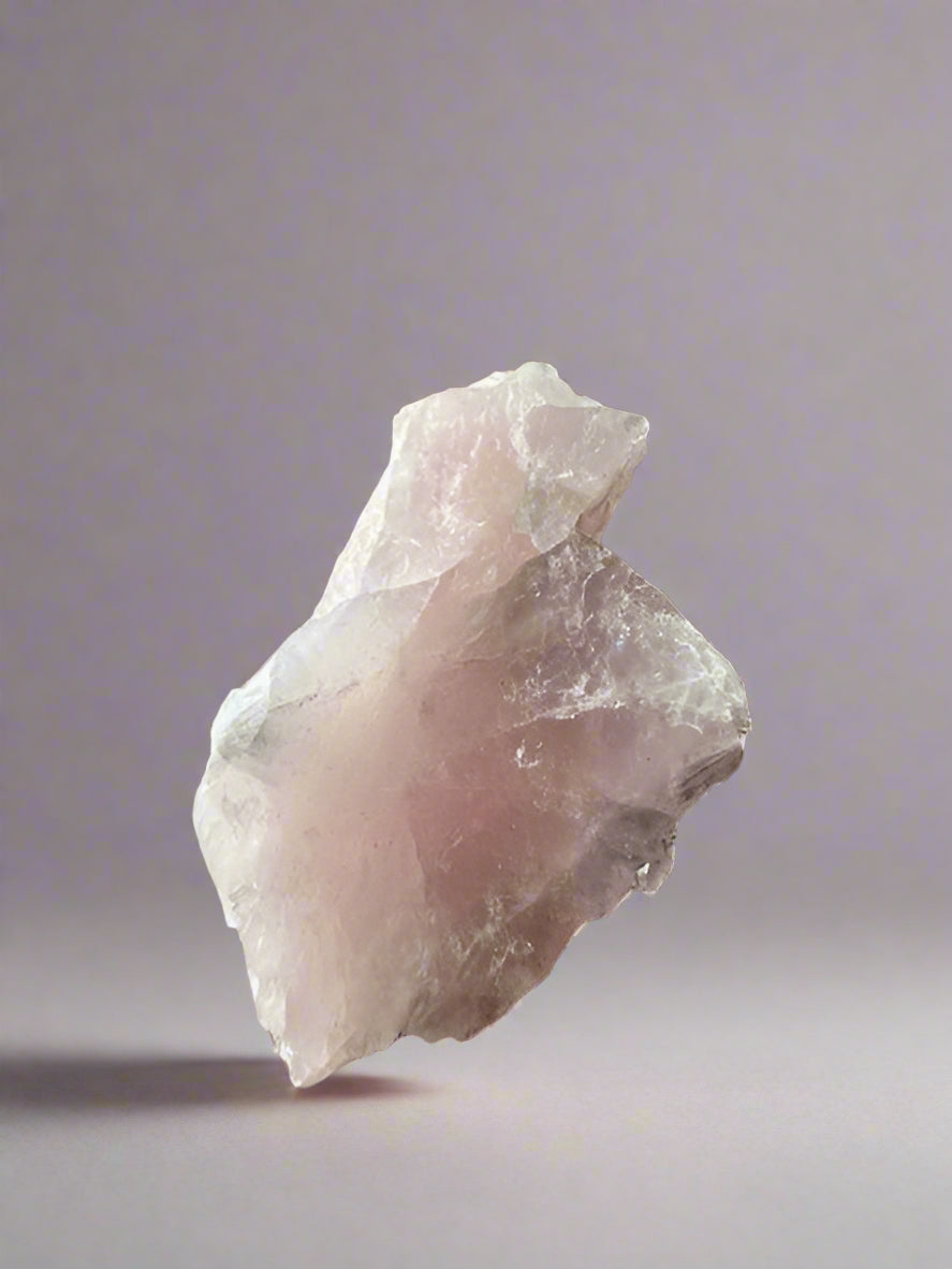 Rose quartz raw specimen. South Africa.