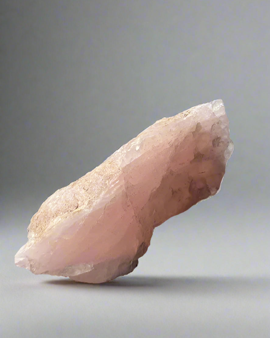 Rose quartz raw specimen. South Africa.