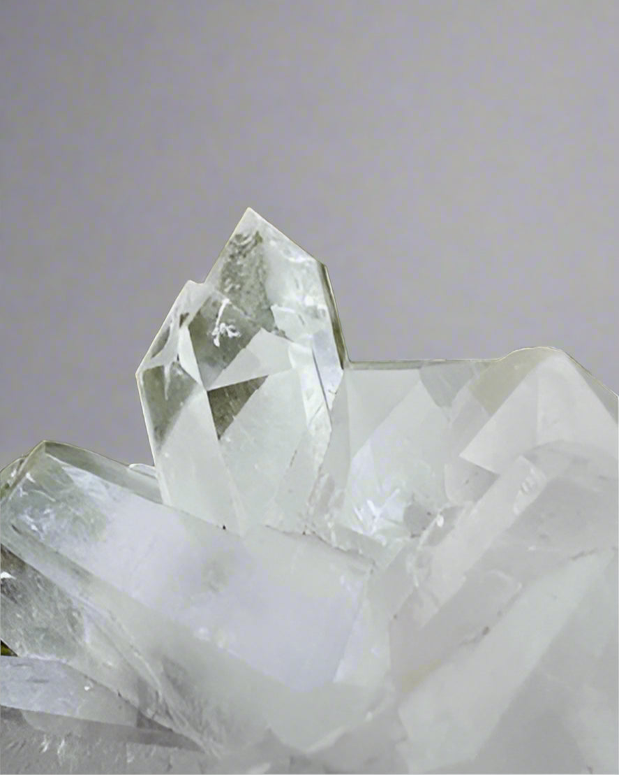 Unique Brazilian clear quartz cluster