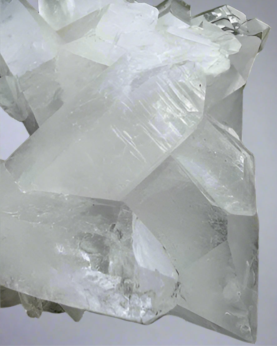 Unique Brazilian clear quartz cluster