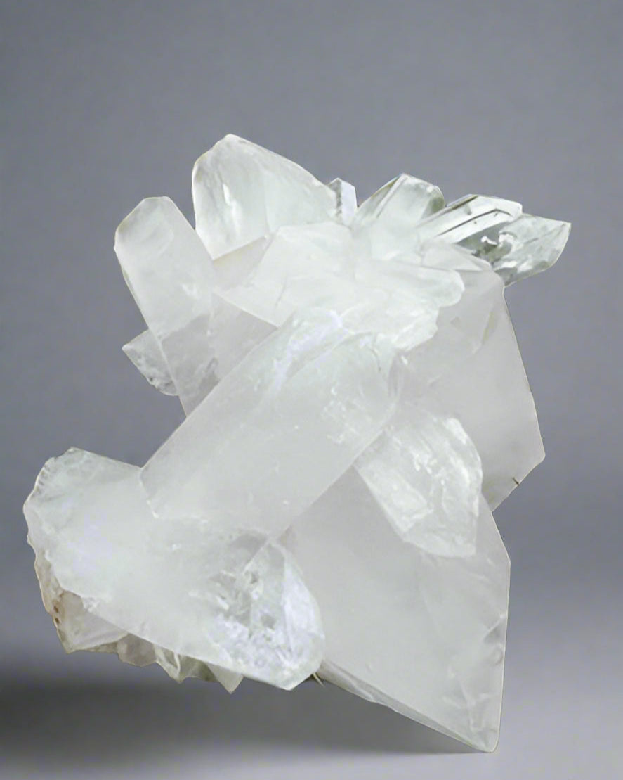 Unique Brazilian clear quartz cluster