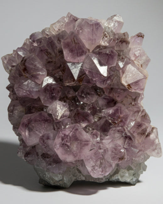 Amethyst Slab Cluster with Rutile Inclusions – Brazil