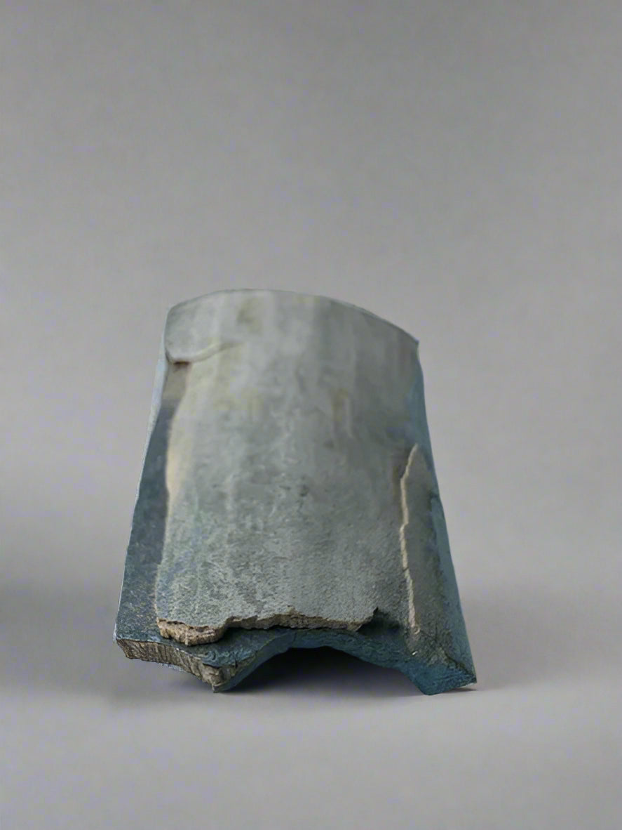 Mammuthus Primigenius (Wooly Mammoth) BLUE tusk section. Siberia. Boxed with label.(#2)