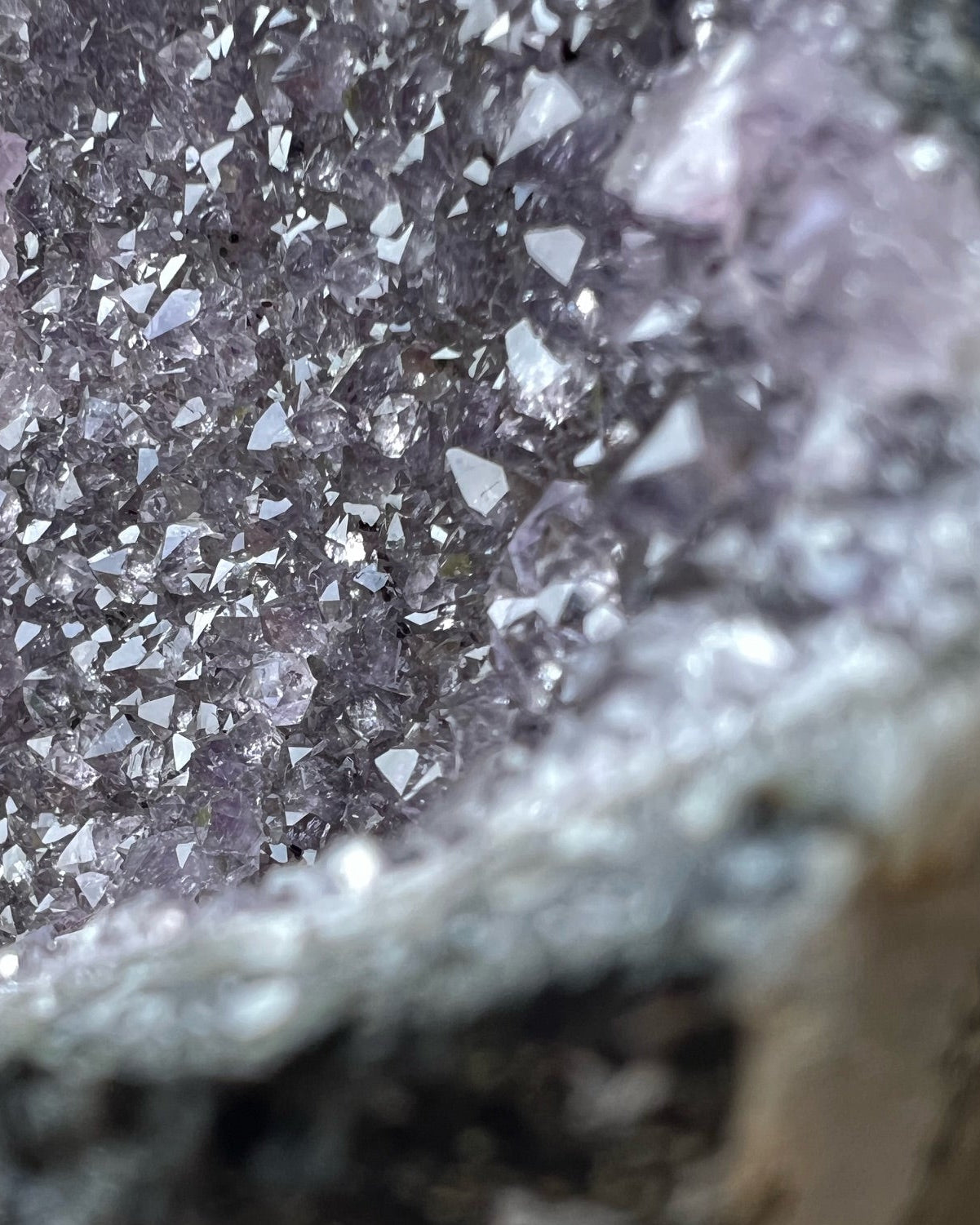 Brazilian Amethyst Cut Base Geode.