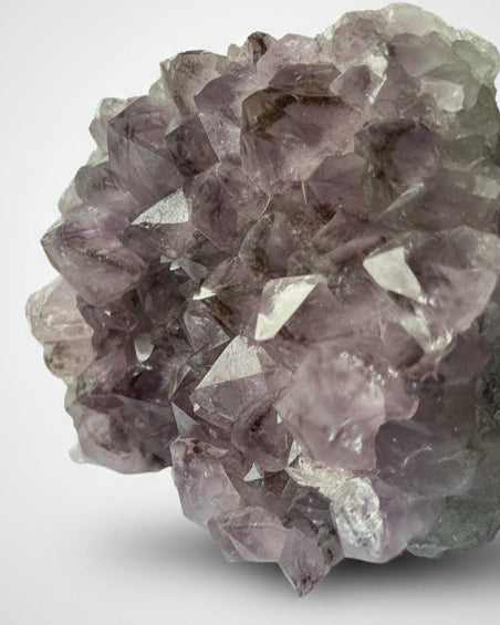 Amethyst Slab Cluster with Rutile Inclusions – Brazil