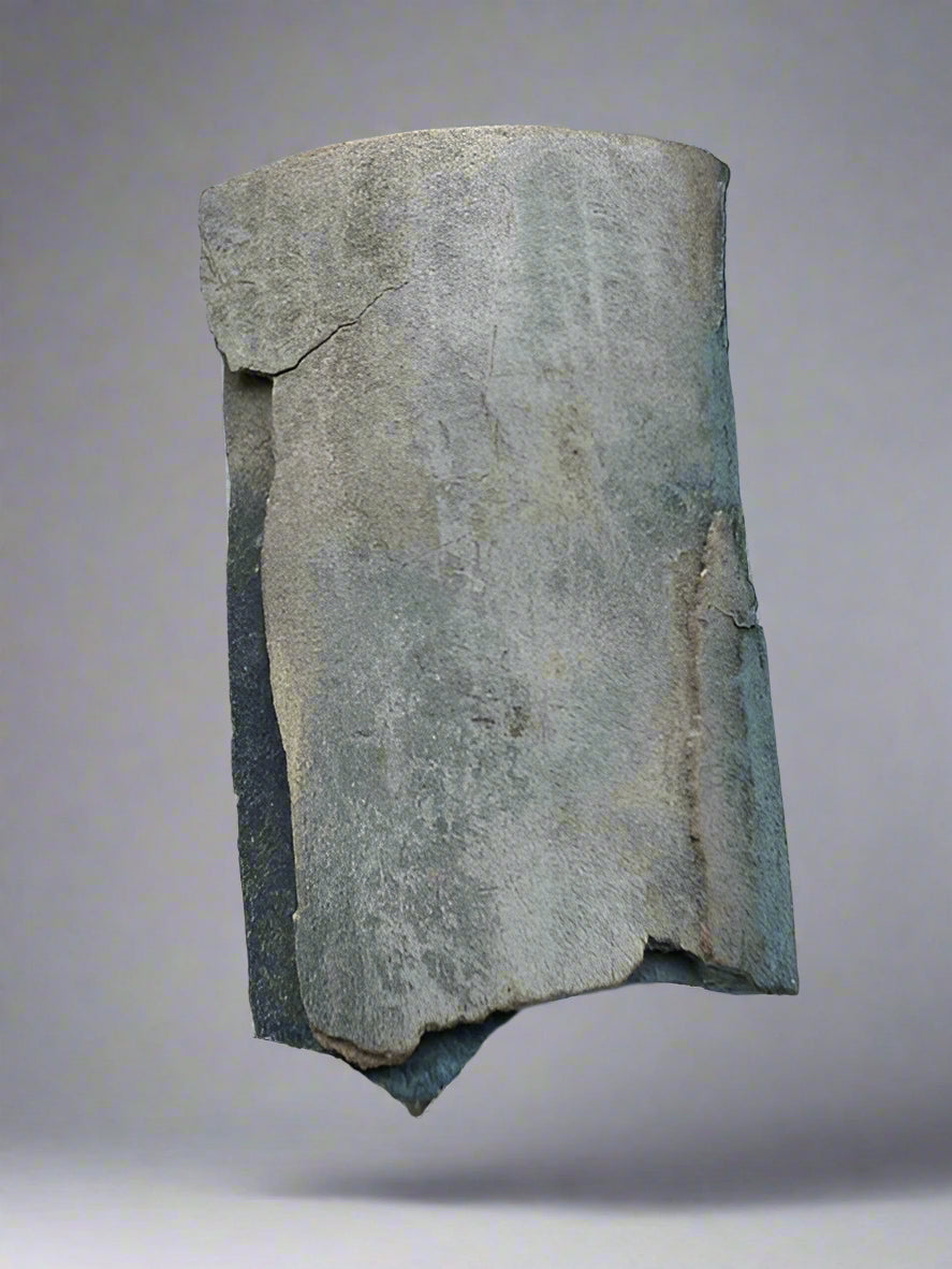 Mammuthus Primigenius (Wooly Mammoth) BLUE tusk section. Siberia. Boxed with label.(#2)